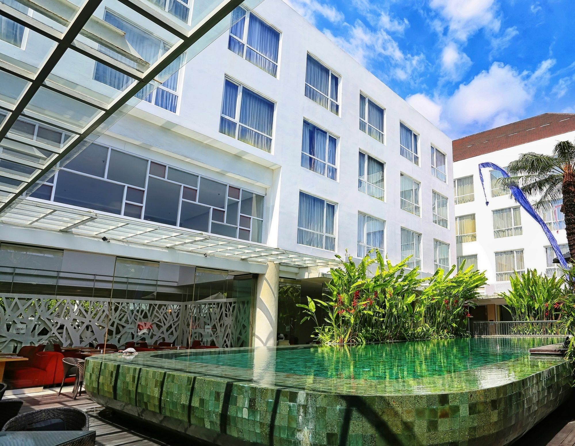 Harvestland Hotel Bali 庫塔 外观 照片